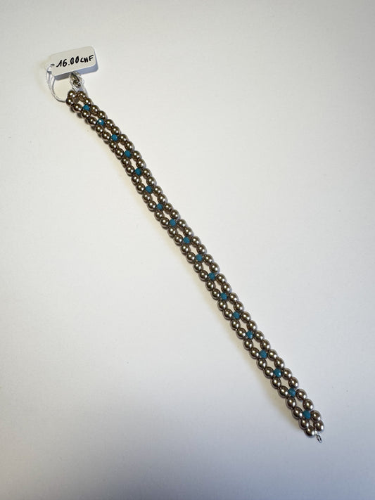 Bracciale perle bohemian ed agata
