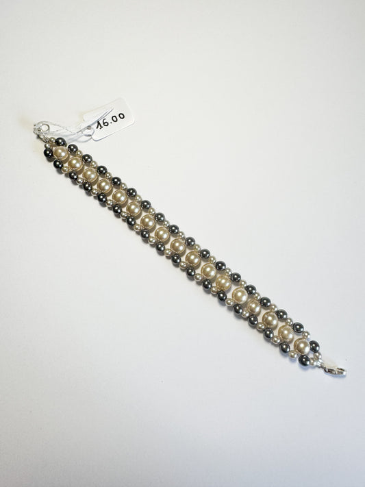 Bracciale con perle bohemian